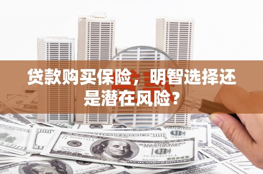 刚察贷款购买保险，明智选择还是潜在风险？