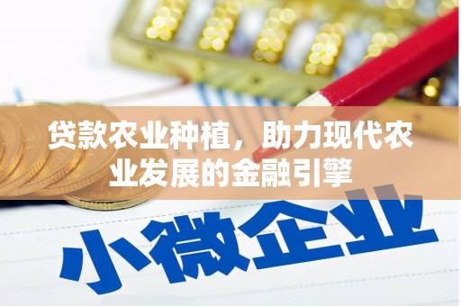 晋州贷款农业种植，助力现代农业发展的金融引擎