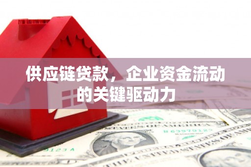 山阳供应链贷款，企业资金流动的关键驱动力