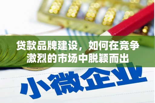 叶城贷款品牌建设，如何在竞争激烈的市场中脱颖而出