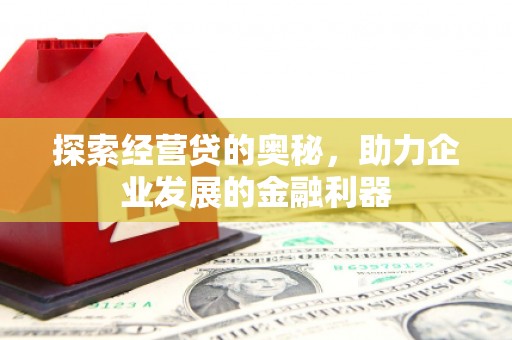 索县探索经营贷的奥秘，助力企业发展的金融利器