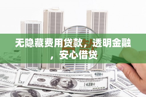 三亚无隐藏费用贷款，透明金融，安心借贷