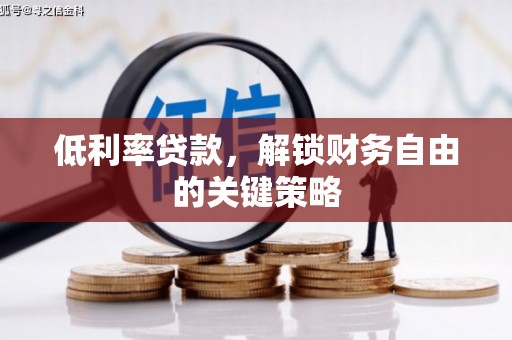 永川低利率贷款，解锁财务自由的关键策略