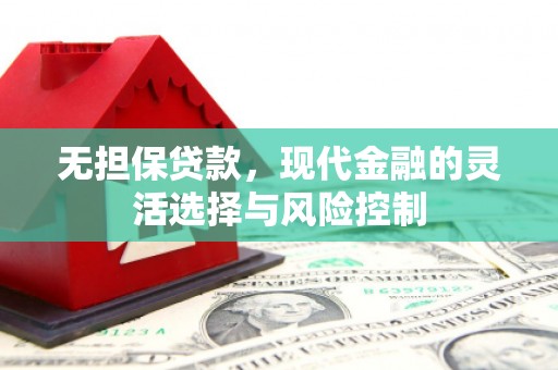 且末无担保贷款，现代金融的灵活选择与风险控制