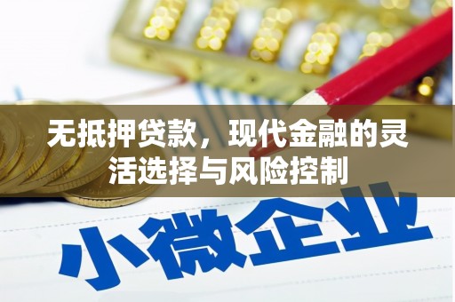 嵊州无抵押贷款，现代金融的灵活选择与风险控制