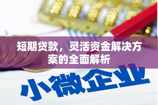 吉州短期贷款，灵活资金解决方案的全面解析