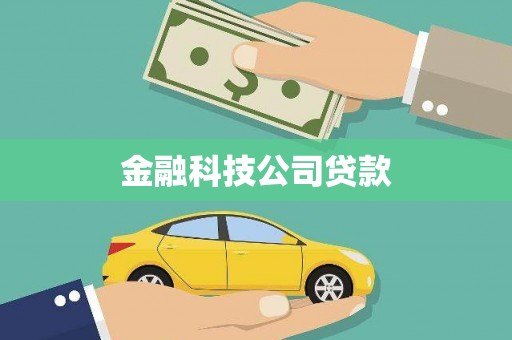 甘州金融科技公司贷款