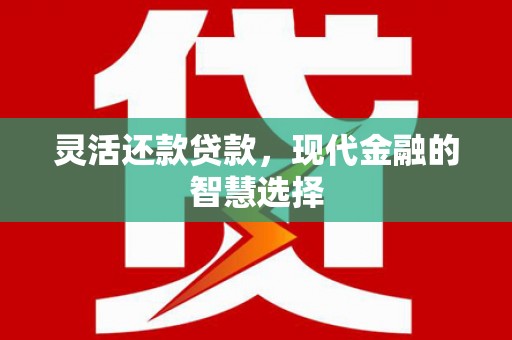 天水灵活还款贷款，现代金融的智慧选择