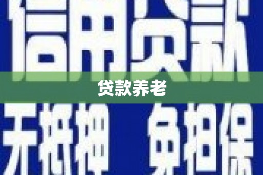 西乌旗贷款养老