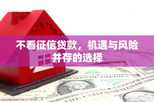 冕宁不看征信贷款，机遇与风险并存的选择