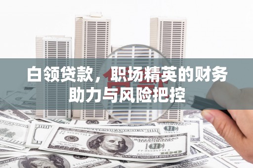 大朗白领贷款，职场精英的财务助力与风险把控